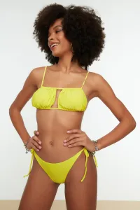 Trendyol Yellow Tied Bikini Set