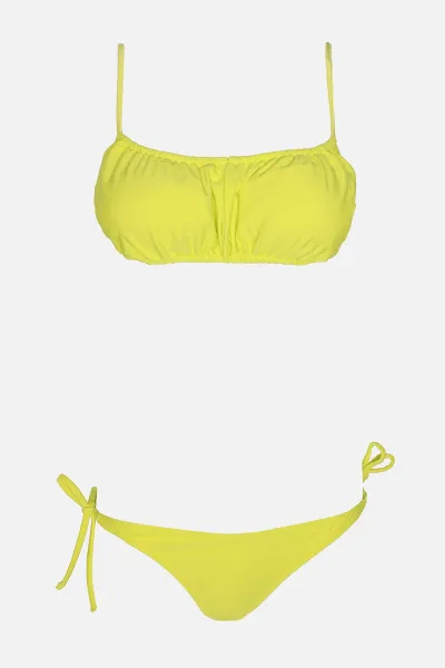 Trendyol Yellow Tied Bikini Set