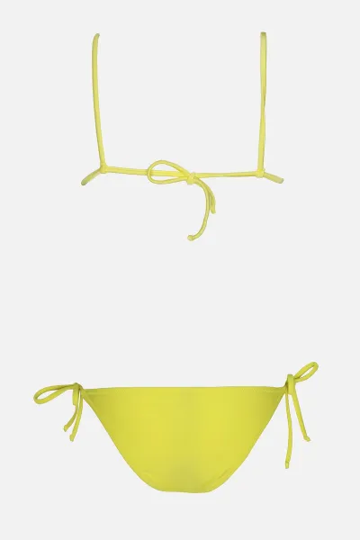 Trendyol Yellow Tied Bikini Set
