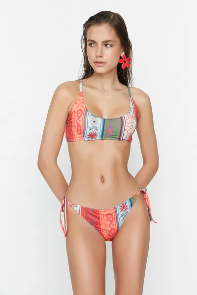 Dámske bikinové nohavičky Trendyol Ethnic Patterned