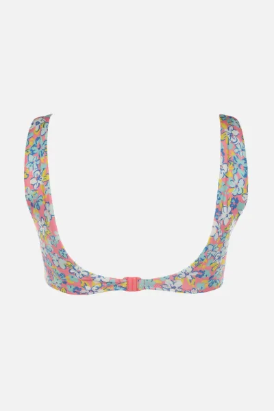 Trendyol Floral Print Bandeau Bikini Top