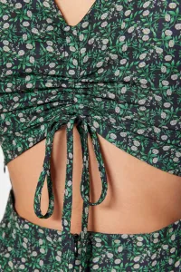 Trendyol Green Back Detail Woven Woven Dress