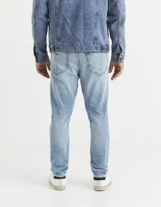Slim fit pre mužov Celio - svetlomodrá