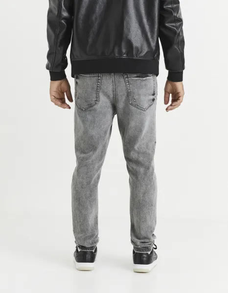 Slim fit pre mužov Celio - sivá