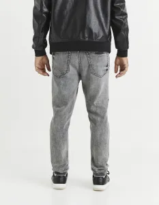 Slim fit pre mužov Celio - sivá