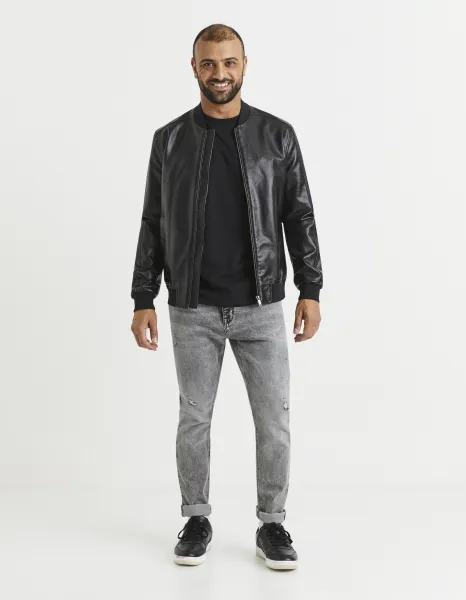 Slim fit pre mužov Celio - sivá