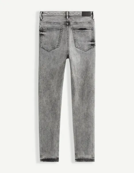 Slim fit pre mužov Celio - sivá