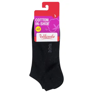 Bellinda 
COTTON IN-SHOE SOCKS 2x - Dámske krátke ponožky 2 páry - biela