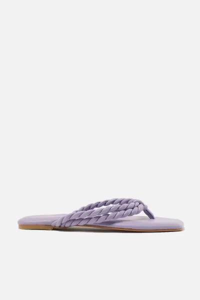 Trendyol Lilac Flat Toe Women's Flip-Flops Slippers