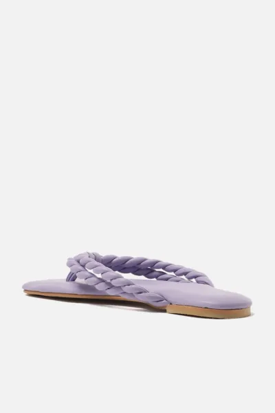 Trendyol Lilac Flat Toe Women's Flip-Flops Slippers