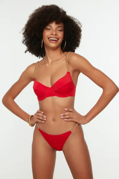 Bikiny spodný diel Trendyol Chain detailed