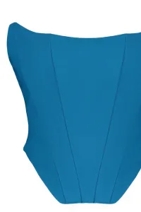 Trendyol Saks Crop Woven Corset Detailed Bustier