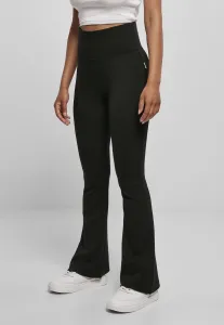 Women's Organic Interlock Bootcut Leggings - Black