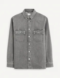 Celio Denim Shirt Battery - Mens