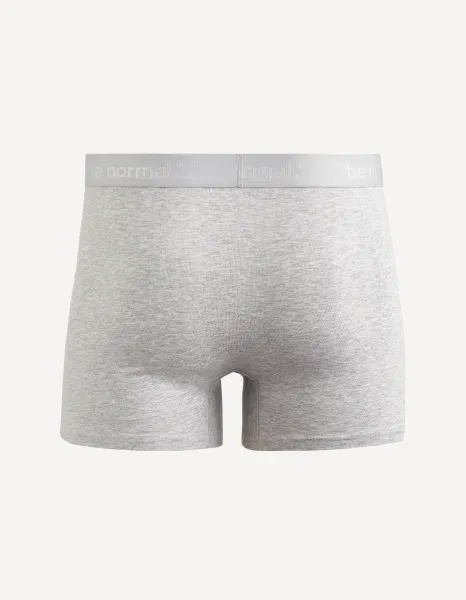 Svetlošedé pánske boxerky Celio Binormal