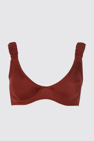 Dámske plavky vrchný diel Trendyol Ruffle detailed