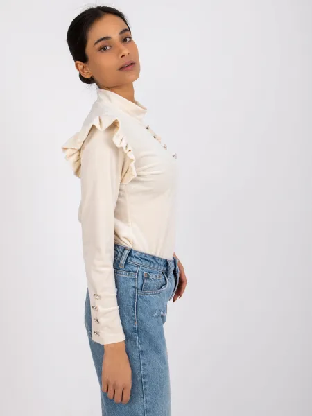 Blouse-DHJ-BZ-6533A.44P-light beige