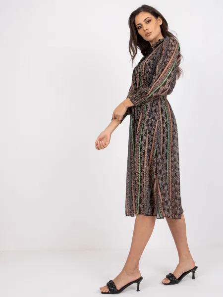 Dress-DHJ-SK-15177-1.04P-black-beige
