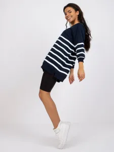 Blouse-RV-BZ-7556.68-navy blue