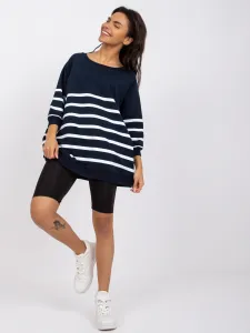 Blouse-RV-BZ-7556.68-navy blue