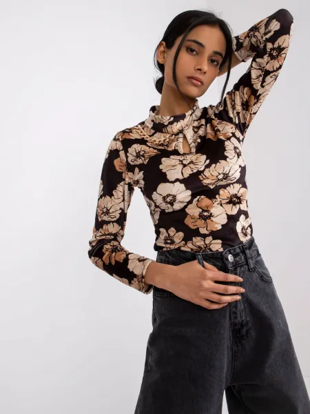 Blouse-DHJ-BZ-6291.56P-black-beige
