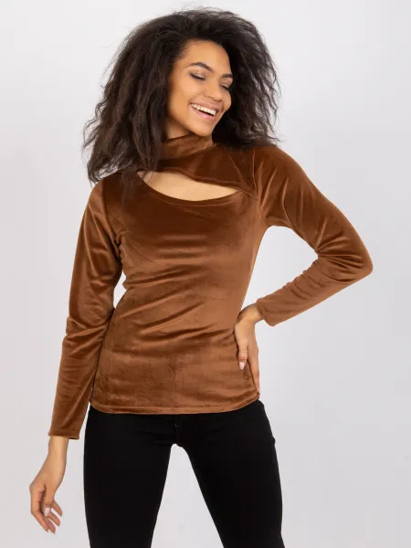 Blouse-DHJ-BZ-6561.09P-brown