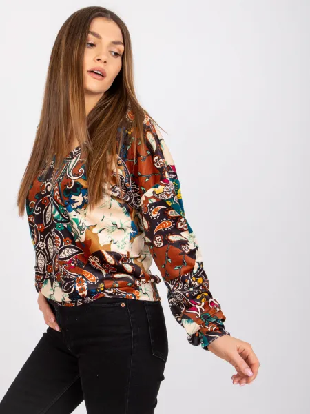 Blouse-DHJ-BZ-6550-3.14P-brown