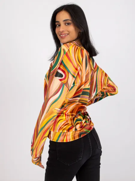 Blouse-DHJ-BZ-6033.21P-dark yellow
