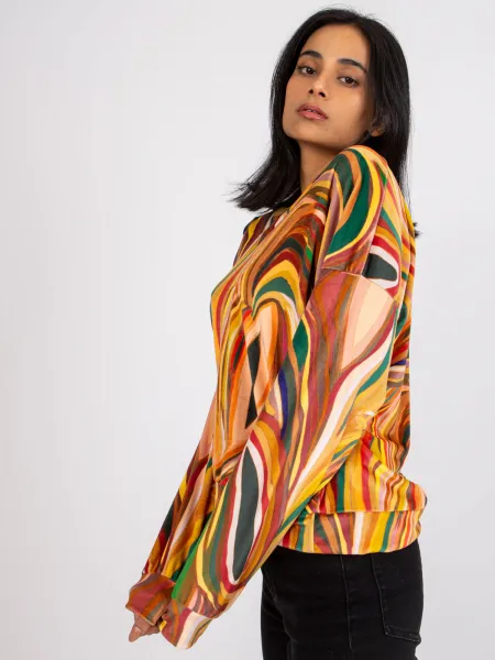 Blouse-DHJ-BZ-6033.21P-dark yellow