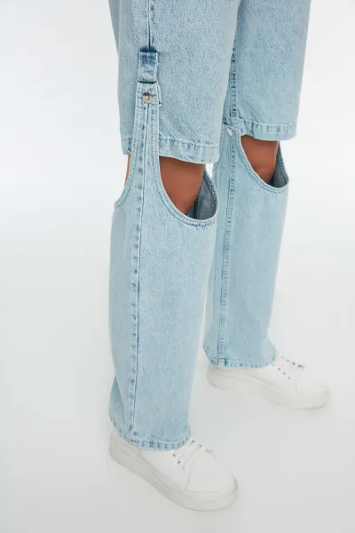 Dámske džínsy Trendyol High Waist