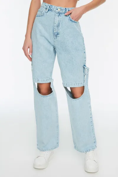 Dámske džínsy Trendyol High Waist