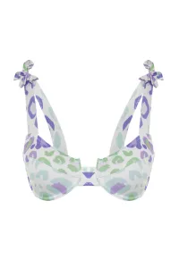 Trendyol Animal Print Underwire Bikini Top