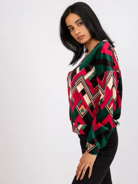 Blouse-DHJ-BZ-6033-1.49P-dark green