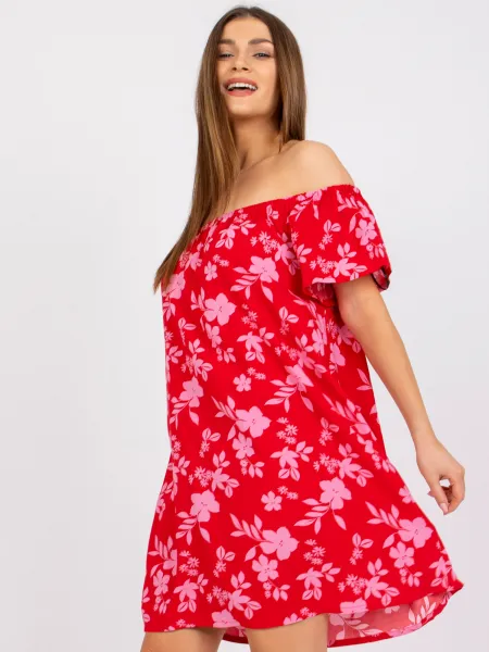 Dress-D73771M30145H-red