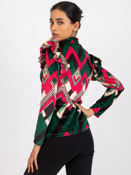 Blouse-DHJ-BZ-6533C-1.81P-dark green