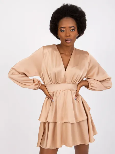 Dress-DHJ-SK-15178.45P-beige