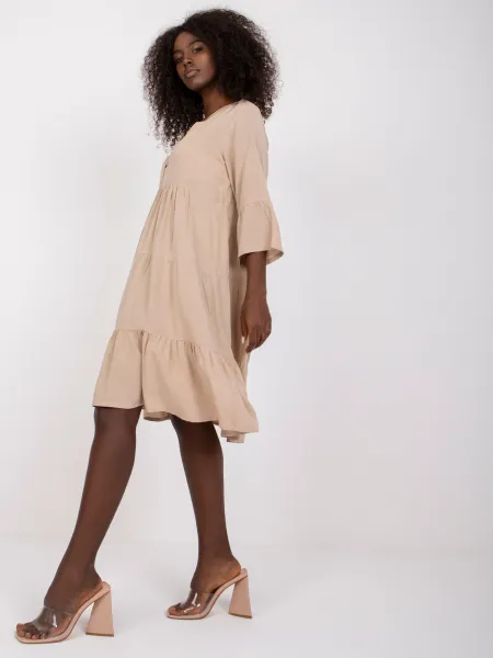 Dress-D73761M30214A2-beige