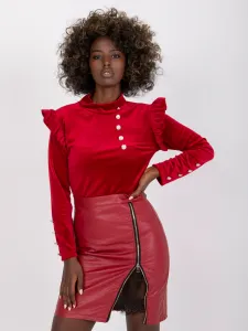 Blouse-DHJ-BZ-6533A.44P-burgundy