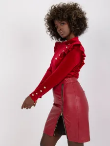 Blouse-DHJ-BZ-6533A.44P-burgundy