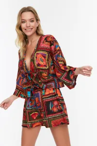 Dámske oblečenie Trendyol TBESS22AU0086/Blue-Multicolor