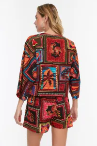 Dámske oblečenie Trendyol TBESS22AU0086/Blue-Multicolor