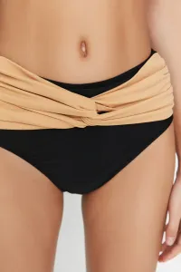 Trendyol Ten High Waist Zahalený uzol Detailné spodky bikín
