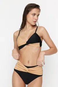 Trendyol Ten High Waist Zahalený uzol Detailné spodky bikín