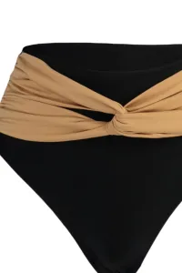 Trendyol Ten High Waist Zahalený uzol Detailné spodky bikín