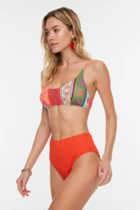 Trendyol Red High Waist Bikini Bottoms