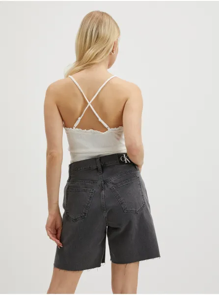 Biele dámske body Pieces Leaf