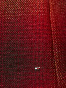 Sukňa - Tommy Hilfiger  WOOL SHADOW CHECK SHORT SKIRT červená