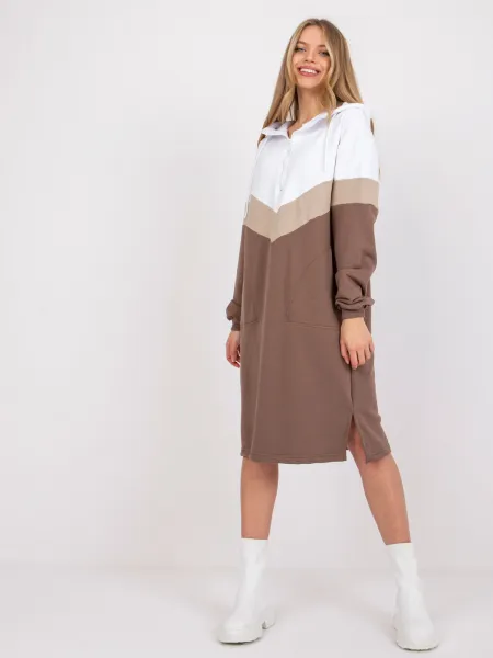 Dress-RV-SK-7462.00-white-brown