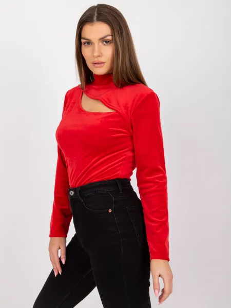 Blouse-DHJ-BZ-6561.09P-red
