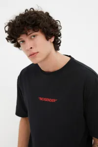 Trendyol T-Shirt - Μαύρο - Κανονική εφαρμογή